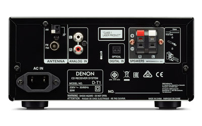 Denon D-T1 Black - Home audio system - LDLC 3-year warranty | Holy